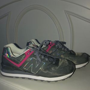 Iridescent New Balance 574 Sneakers